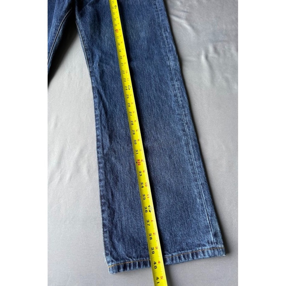 Levis 501 Jeans Men 36 X 30 Button Fly‎ Straight Blue Denim Made In Haiti - Picture 8 of 16